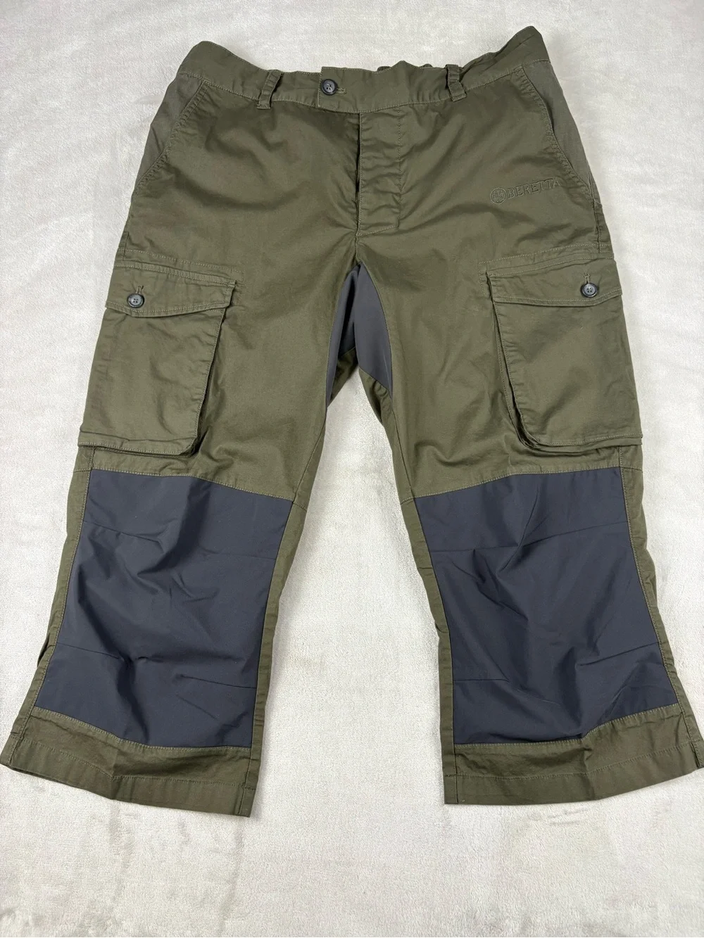 Beretta Cargo Hunting Pants Men’s XL Olive Knee Patch Tactical Shooting Italy